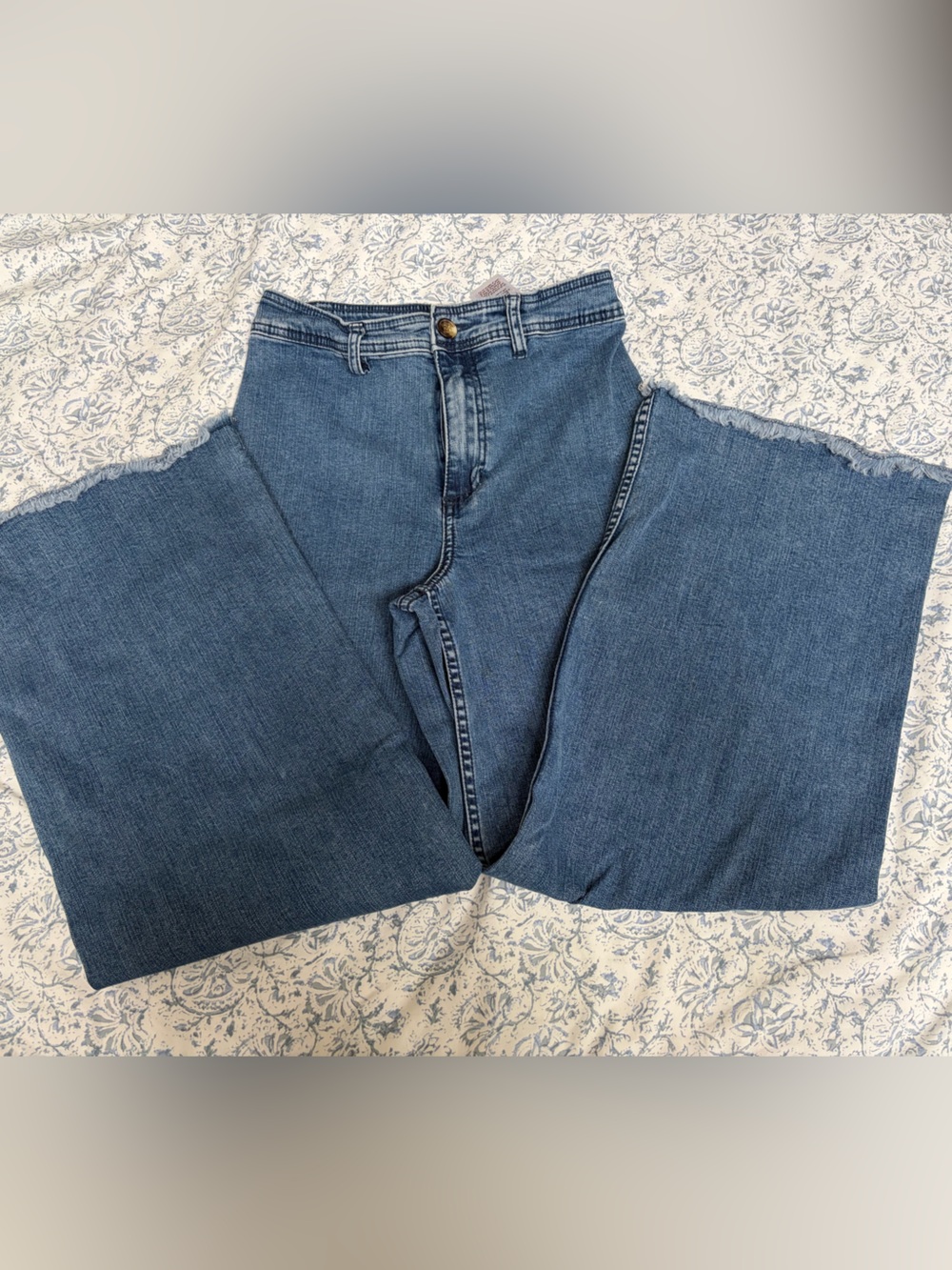 Billabong Medium Blue Wide-Leg High-Rise Jeans